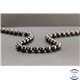 Perles en shungite de Russie - Rondes/8mm - Grade A