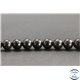 Perles en shungite de Russie - Rondes/8mm - Grade A