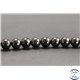 Perles en shungite de Russie - Rondes/8mm - Grade A