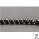 Perles en shungite de Russie - Rondes/8mm - Grade A