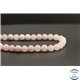 Perles en calcite rose du Mexique - Rondes/8mm - Grade A