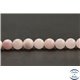 Perles en calcite rose du Mexique - Rondes/8mm - Grade A