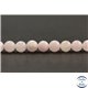 Perles en calcite rose du Mexique - Rondes/8mm - Grade A