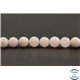 Perles en calcite rose du Mexique - Rondes/8mm - Grade A