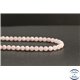 Perles en calcite rose du Mexique - Rondes/6mm - Grade A