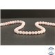 Perles en calcite rose du Mexique - Rondes/6mm - Grade A