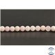 Perles en calcite rose du Mexique - Rondes/6mm - Grade A