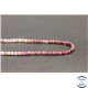 Perles en rubis de Birmanie - Rondes/3mm - Grade AB