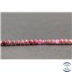 Perles en rubis de Birmanie - Rondes/3mm - Grade AB