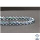 Perles en fluorite bleue de Russie - Rondes/8mm - Grade A