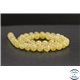 Perles en calcite jaune du Mexique - Rondes/8mm - Grade A