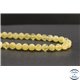 Perles en calcite jaune du Mexique - Rondes/8mm - Grade A