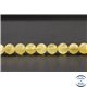 Perles en calcite jaune du Mexique - Rondes/8mm - Grade A
