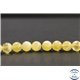 Perles en calcite jaune du Mexique - Rondes/8mm - Grade A