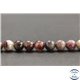 Perles en tourmaline pourpre de Madagascar - Rondes/8mm - Grade AB
