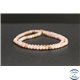 Perles en opale rose d'Afrique - Rondes/4mm - Grade AB+