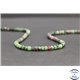 Perles facettées en anyolite de Tanzanie - Roues/4mm - Grade AB
