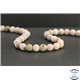 Perles en opale rose d'Afrique - Rondes/10mm - Grade AB