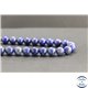 Perles en lapis lazuli d'Afghanistan - Rondes/10mm - Grade AB