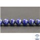 Perles en lapis lazuli d'Afghanistan - Rondes/10mm - Grade AB