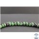 Perles facettées en anyolite de Tanzanie - Rondes/8mm - Grade AB