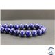 Perles en lapis lazuli d'Afghanistan - Rondes/12mm - Grade AB