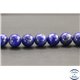 Perles en lapis lazuli d'Afghanistan - Rondes/12mm - Grade AB
