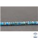 Perles facettées en apatite de Madagascar - Roues/4mm