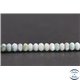 Perles facettées en larimar de République Dominicaine - Roues/7mm - Grade AB