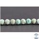 Perles en turquoise du Pérou - Rondes/10mm - Grade AB