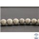 Perles en jaspe feuille d'argent d'Australie - Rondes/10mm - Grade A