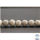 Perles en jaspe feuille d'argent d'Australie - Rondes/10mm - Grade A