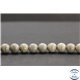 Perles en jaspe feuille d'argent d'Australie - Rondes/8mm - Grade A