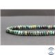 Perles facettées en chrysocolle du Pérou - Roues/7mm - Grade AB