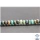 Perles facettées en chrysocolle du Pérou - Roues/7mm - Grade AB