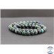 Perles en chrysocolle du Pérou - Rondes/8mm - Grade A