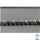 Perles en chrysocolle du Pérou - Rondes/8mm - Grade A