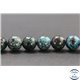 Perles en chrysocolle du Pérou - Rondes/10mm - Grade A