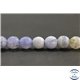 Perles facettées en agate lavande - Rondes/10mm