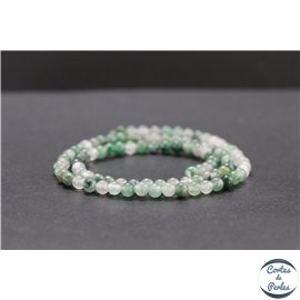 Perles en chrysoprase d'Australie - Rondes/4mm - Grade AB