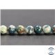 Perles en chrysocolle du Pérou - Rondes/9mm - Grade A