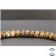 Perles en bois pétrifié de Madagascar - Rondes/10mm - Grade A