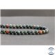 Perles en jaspe sanguin (héliotrope) d'Australie - Rondes/6mm - Grade A