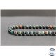 Perles en jaspe sanguin (héliotrope) d'Australie - Rondes/6mm - Grade A