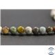Perles en jaspe océan d'Australie - Rondes/8mm - Grade AB