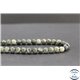 Perles en serpentine du Canada - Rondes/6mm - Grade AB+