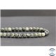 Perles en serpentine du Canada - Rondes/6mm - Grade AB+