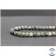 Perles en serpentine du Canada - Rondes/6mm - Grade AB+