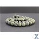 Perles en serpentine du Canada - Rondes/10mm - Grade AB+