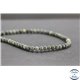 Perles en serpentine du Canada - Rondes/4mm - Grade AB+